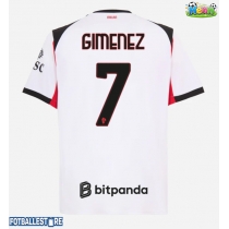 AC Milan Santiago Gimenez #7 Bortedrakt 2025-26 Kortermet